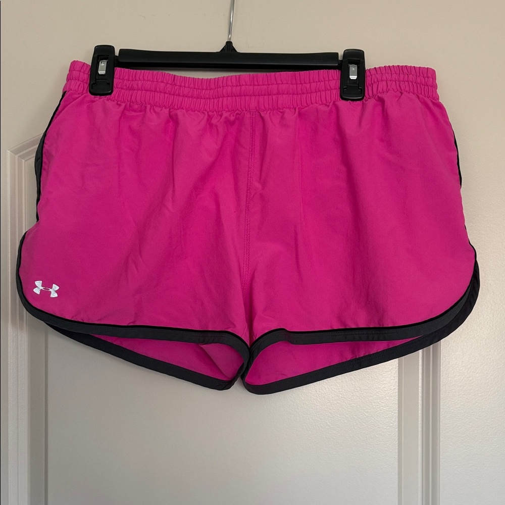Under Armour Women's Vibrant Pink Athletic Shorts